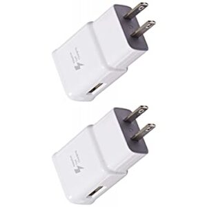 Original Samsung Adaptive Fast Charging Wall Adapter for Galaxy Galaxy S8 S9 Plus Note 8 (2 PACK)