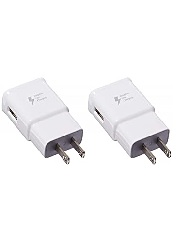 Original Samsung Adaptive Fast Charging Wall Adapter for Galaxy Galaxy S8 S9 Plus Note 8 (2 PACK)