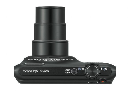 Nikon COOLPIX S6400 16 MP Digital Camera with 12x Optical Zoom and 3-inch LCD (Black) (OLD MODEL)