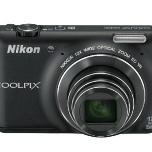 Nikon COOLPIX S6400 16 MP Digital Camera with 12x Optical Zoom and 3-inch LCD (Black) (OLD MODEL)