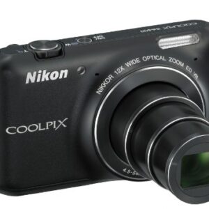 Nikon COOLPIX S6400 16 MP Digital Camera with 12x Optical Zoom and 3-inch LCD (Black) (OLD MODEL)