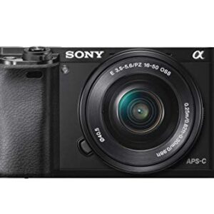 Sony Alpha a6000 Mirrorless Digital Camera w/ 16-50mm and 55-210mm Power Zoom Lenses (Renewed)