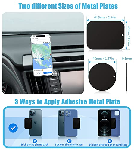 VE VE POWER Car Phone Holder, Air Vent Hands Free Adjustable Phone Stand, Auto Cradles Dashboard Mount for Toyota RAV4 2013-2018, Custom Magnetic Navigation Bracket for All Smartphone, for iPhone