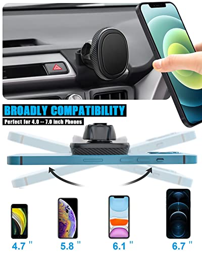 VE VE POWER Car Phone Holder, Air Vent Hands Free Adjustable Phone Stand, Auto Cradles Dashboard Mount for Toyota RAV4 2013-2018, Custom Magnetic Navigation Bracket for All Smartphone, for iPhone