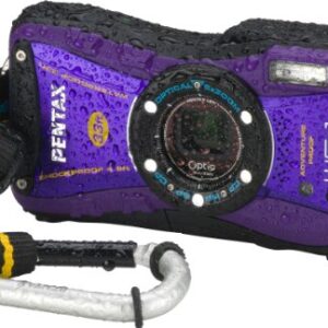 Pentax Optio WG-1 Adventure Series 14 MP Waterproof Digital Camera with 5x Wide-Angle Optical Zoom (Purple)