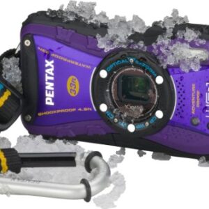 Pentax Optio WG-1 Adventure Series 14 MP Waterproof Digital Camera with 5x Wide-Angle Optical Zoom (Purple)