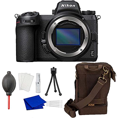 Nikon Z 7II FX-Format Mirrorless Camera Body Black Bundle with Advanced Accessory and Travel Bundle | Z7 II (USA Authorized - Nikon Warranty)