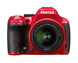 pentax k 50 kit rouge + dal 18-55 wr
