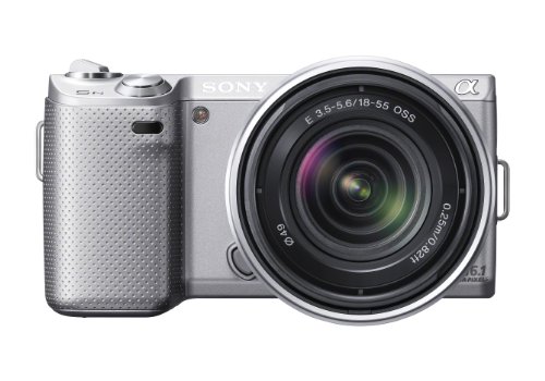 Sony NEX-5N 16.1 MP Compact Interchangeable Lens Touchscreen Camera With 18-55mm Lens (Silver)