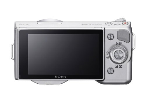 Sony NEX-5N 16.1 MP Compact Interchangeable Lens Touchscreen Camera With 18-55mm Lens (Silver)