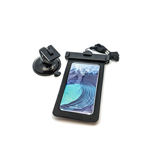 Xventure Griplox Waterproof Suction Mount Phone Holder for Marine Boats iPhone X 8 Plus 7 SE 6s 6 5s 5 Samsung Galaxy S9 S8 S7 S6 S5 Note Google Pixel 2 XL LG Nexus Sony Nokia (XV1-863-2)