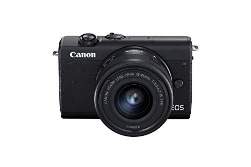 Canon EOS M200 Mirrorless Digital Camera with 15-45mm Lens International Version