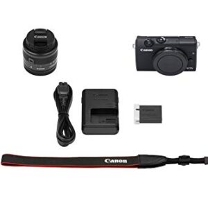 Canon EOS M200 Mirrorless Digital Camera with 15-45mm Lens International Version