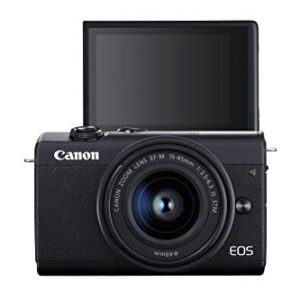 Canon EOS M200 Mirrorless Digital Camera with 15-45mm Lens International Version