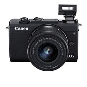 Canon EOS M200 Mirrorless Digital Camera with 15-45mm Lens International Version