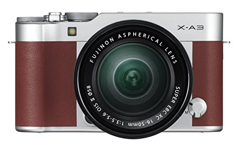 Fujifilm X-A3 Mirrorless Camera XC16-50mm F3.5-5.6 II Lens Kit - Brown