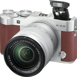 Fujifilm X-A3 Mirrorless Camera XC16-50mm F3.5-5.6 II Lens Kit - Brown