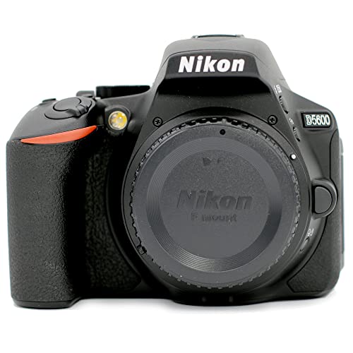 Nikon 1576 D5600 DX-Format Digital SLR with AF-P DX NIKKOR 18-55mm f/3.5-5.6G VR Lens, Black (Renewed)