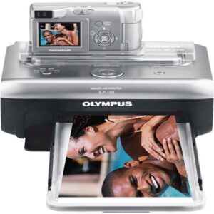 olympus d555 5mp digital camera with 2.8x optical zoom & ilp-100 photo printer bundle