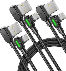 mcdodo usb c cable, 【3 pack 3.1a】 quick qc 3.0 fast charging usb type c cable, (1.6+4+10ft) phone charger cord for samsung galaxy s21 s20 s10 s9 s8 plus note lg google pixel oneplus huawei xiaomi etc.