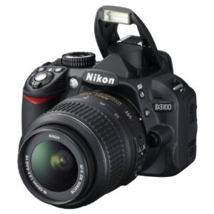 Nikon D3100 14.2MP DSLR Camera with AF-S DX 18-55mm f/3.5-5.6 VR Zoom Lens - (Black) (Discontinued) (Renewed)