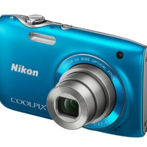 Nikon COOLPIX S3100 14 MP Digital Camera with 5x NIKKOR Wide-Angle Optical Zoom Lens and 2.7-Inch LCD (Blue)