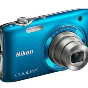 Nikon COOLPIX S3100 14 MP Digital Camera with 5x NIKKOR Wide-Angle Optical Zoom Lens and 2.7-Inch LCD (Blue)