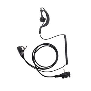 caroo vx-261 earpiece g shape earpiece headset with ptt mic for motorola yaesu vertex standard radio vx-261 evx-261 vx-230 vx-231 vx-298 vx-350 vx-351 vx-180 evx-531 walkie talkie 2 way radio
