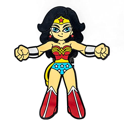 Hug Buddy Wonder Woman Air Vent Car Phone Holder, Adjustable, Universal Fit, Cell Phone Mount Compatible with iPhone, Samsung Galaxy, LG, Google, Nexus 5X, Moto, Black and Other Smartphones