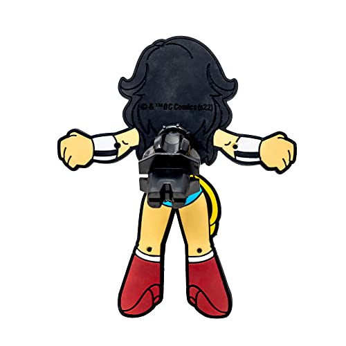 Hug Buddy Wonder Woman Air Vent Car Phone Holder, Adjustable, Universal Fit, Cell Phone Mount Compatible with iPhone, Samsung Galaxy, LG, Google, Nexus 5X, Moto, Black and Other Smartphones