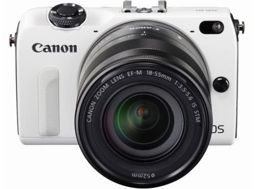 Canon EOS M2 Mark II 18.0 MP Digital Camera with 18-55MM F/3.5-5.6 IS EF-M STM Lens (White) - International Version (No Warranty)