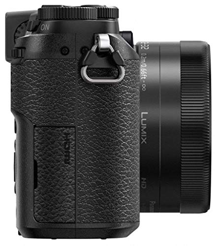 Panasonic LUMIX GX85 Mirrorless Camera with 12-32mm and 45-150mm Lens (Black) Bundle with Backpack, 64GB SD Card, 1025mAh Battery and Accessories (8 Items)