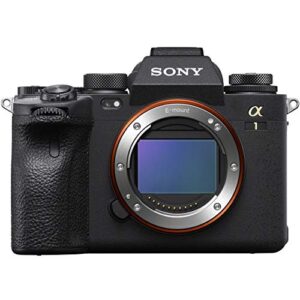 Sony Alpha 1 Full Frame Mirrorless Camera Body + 50mm F1.2 GM G Master FE Lens SEL50F12GM ILCE-1/B Bundle with Meike MK320 TTL Flash Speedlite + Deco Gear Backpack + Microphone and Accessories Kit