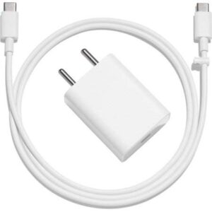 Google USB-C Charging Rapidly Charger for 2nd & 3rd Gen Pixel devices (18W 3A Charger + 3 Foot USB-C, C-C Cable)