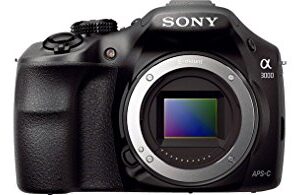 Sony Alpha a3000 ILCE-3000K 20.1 MP Mirrorless Digital Camera - Black - 18-55mm OSS Lens