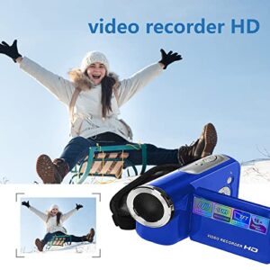 Ouneed 2.0 Inch TFT LCD Camera 16 Million Megapixel Difference Digital Camera Student Gift Camera Entry-Level Camera (Blue)