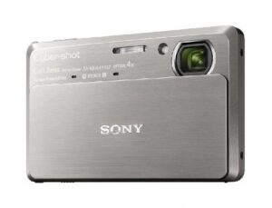 sony dsc-tx7 10.2mp cmos digital camera with 4x zoom with optical steady shot image stabilization and 3.5 inch touch screen lcd (silver)