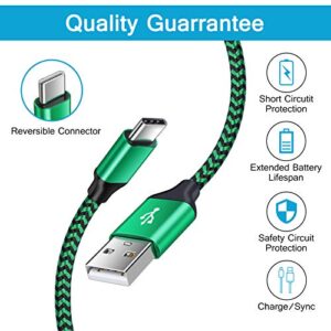 Android Charger Cable C Charger Fast Charging Cord Compatible for Moto G Stylus/Play/Power, Razr,One 5G Ace,Google Pixel 7/6 Pro/6/5/4,LG,Samsung Galaxy S23 Ultra S22 S21 FE Ultra 5G A73 A53 A13 A03S