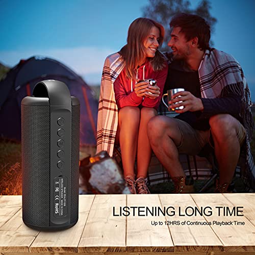 Bluetooth Speaker, ZEALOT Portable Bluetooth Speaker, Wireless Speaker with 20 Hours Playtime, Dual Pairing, Loud Stereo, Hiking Bluetooth Speaker with Hand Strap, Outdoor Speaker for Cycling & Travel