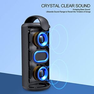 Bluetooth Speaker, ZEALOT Portable Bluetooth Speaker, Wireless Speaker with 20 Hours Playtime, Dual Pairing, Loud Stereo, Hiking Bluetooth Speaker with Hand Strap, Outdoor Speaker for Cycling & Travel