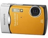 olympus stylus 850sw 8mp digital camera with 3x optical zoom (orange)