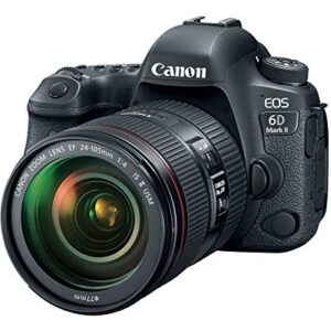 Canon EOS 6D Mark II DSLR Camera with EF 24-105mm USM Lens - WiFi Enabled (Renewed)