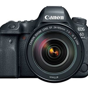 Canon EOS 6D Mark II DSLR Camera with EF 24-105mm USM Lens - WiFi Enabled (Renewed)