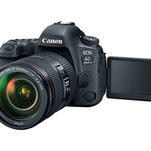 Canon EOS 6D Mark II DSLR Camera with EF 24-105mm USM Lens - WiFi Enabled (Renewed)