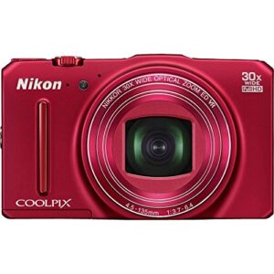 Nikon COOLPIX S9700 Compact Digital Camera - Red (16.0 MP, 30x Zoom) 3.0 inch