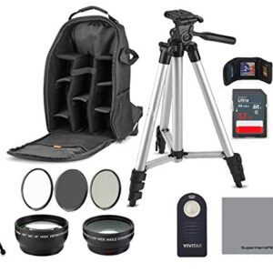Professional Kit 52MM Accessory Bundle Kit for Nikon D3300 D3200 D3100 D5000 D5100 D5200 D5300 D5500 D7000 D7100 D7200 & DSLR Cameras, 12 Accessories for Nikon