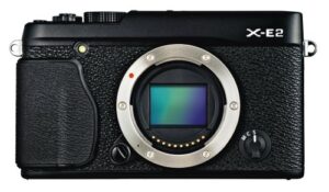 fujifilm x-e2 16.3 mp mirrorless digital camera with 3.0-inch lcd – body only (black)