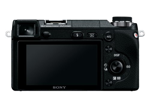 Sony NEX-6L/B Mirrorless Digital Camera with 16-50mm Power Zoom Lens and 3-Inch LED (Black) (Renewed)