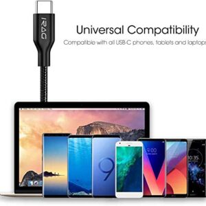 iRAG 2 Pack Charger Cable for Motorola Moto G Stylus 5G, One 5G, One 5G Ace, G100, G Play, G Power, G Fast, Edge, G7 Plus, G7 Play, Edge Plus, RAZR - Braided 6FT USB C to A Fast Charging Cord