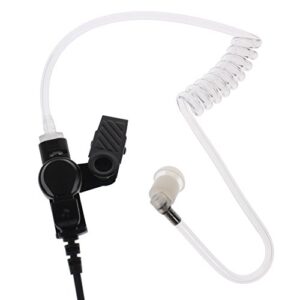 KENMAX® Air Covert Acoustic Tube Earpiece Headset with PTT Mic for Motorola MTX960 XTS3000 JT1000 PR1500 MT1500 HT1000